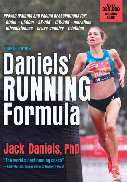Book cover of Daniels' Running formula